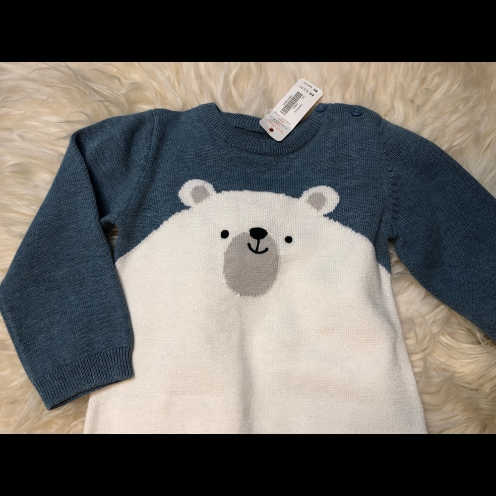 Gymboree 18-24m polar bear onesie!  NEW